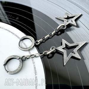 Kolczyki gwiazdki Rockstar dark, gwiazdy