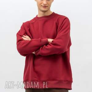 BLUZA MĘSKA RAGLAN BASIC - VOLKAN BORDO