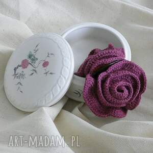 Róża we włosach, spinka, do włosów, klamra