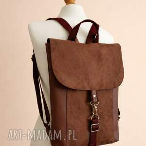 Damski plecak handmade na laptopa - Fabrykawis