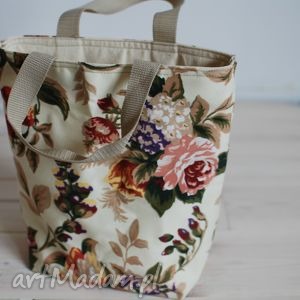 handmade lunchbag by wkml róże angielskie