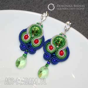 green forest II soutache - kolczyki