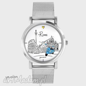 zegarki zegarek, bransoletka - rzym time to travel grafika, podróż