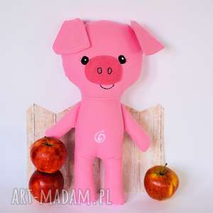 ręcznie wykonane maskotki świnka hanka 40 cm