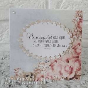 handmade scrapbooking kartki kartka - dzień edukacji narodowej