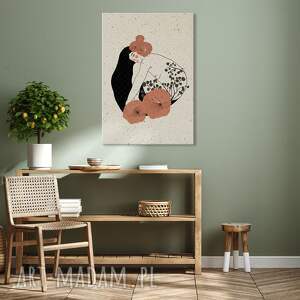 Nowoczesny obraz drukowany na płótnie Kobieca Harmonia 50x70cm
