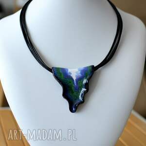 naszyjnik ceramiqo xiv z unikatowym elementem ceramicznym, ceramika