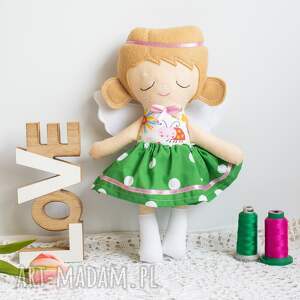 handmade lalki anioł stróż - michalinka - 32 cm