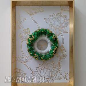 gumka do włosów scrunchie na szydełku frotka, upominek, ręcznie robiona