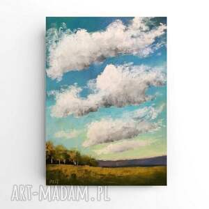 PEZAŻ - praca pastelami suchymi, pastele suche, pejzaż