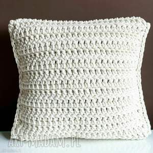 handmade poduszki poduszka ze sznurka bawełnianego julia 45x45 cm
