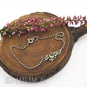 handmade wiosenna zieleń bransoletka