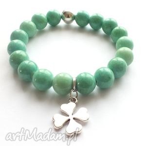 handmade bransoleta mint jade&clover