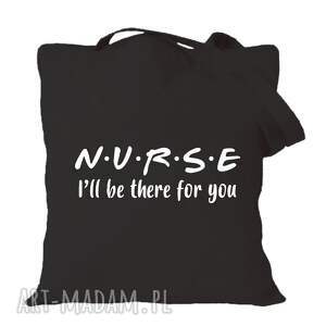 handmade torba z nadrukiem dla pielęgniarki, prezent najlepsza pielęgniarka, oddziałowa