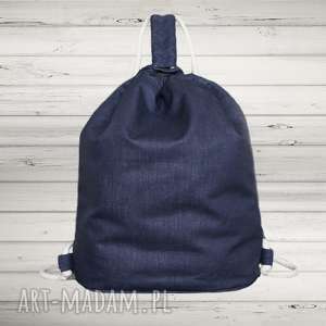handmade plecak city backpack - navy