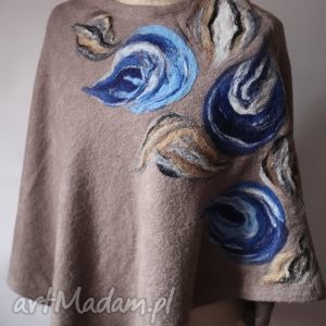 handmade poncho poncho tunika i kwiat magicznego ogrodnika