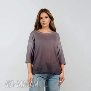 sweter ombre,elegancki kardigan damski, prezent dla siostry, niej