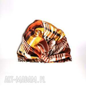 turban tkanina lekko rozciagliwa etno rozmiar na głowę 55 - 56cm mniejszą