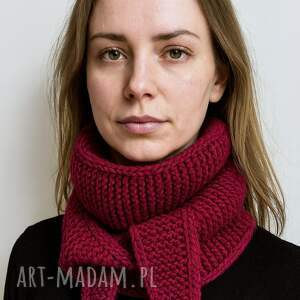 ręcznie robiony ciepły szalik komin otulacz sophie