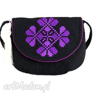 handmade na ramię torebka pikowana dla dziewczynki farfun p08