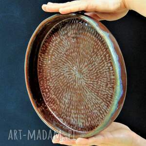 handmade ceramika patera ceramiczna merlot