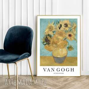 plakat słoneczniki - sunflowers van gogh format 40x50 cm, obraz