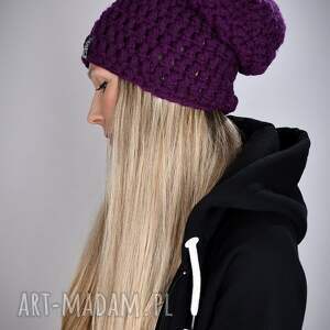 Mono 43 - CIEMNY FIOLET, czapka - kolorowa czapa