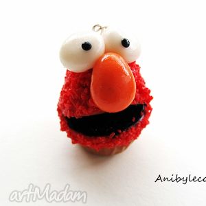 zawieszka - elmo, wisior modelina fimo, potwór