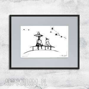 grafika z ramą - nr 144 pokoju dziecka dla dekoracja na ścianę