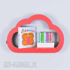 handmade pokoik dziecka półka na książki zabawki chmurka eco