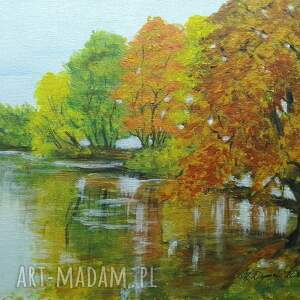 Prezent POSEZONOWA WYPRZEDAŻ ZESTAWU OBRAZÓW - DYPTYK NATURA PĘDZLEM