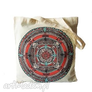 handmade torba ekologiczna. Mandala