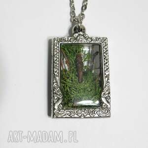 mech - naszyjnik, medalion naturalny mamy, prezent