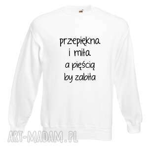 bluza z nadrukiem dla dziewczyny, narzeczonej, żony, prezent, urodziny, święta