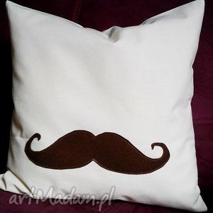 handmade poduszki poduszka z wąsem