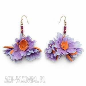 Duże kolczyki w hiszpańskim stylu - lekkie handmade