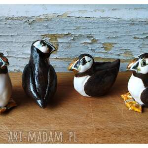 maskonury, ceramika, pingwiny