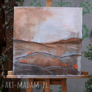 Pejzaż górski I, akryl na płótnie