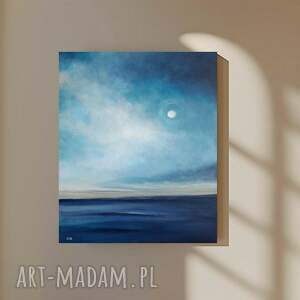 Pejzaż nocą - obraz akrylowy na płótnie 60x50 cm