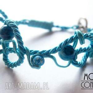 handmade moraine lake bracelet