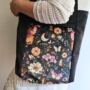 shopperka czarna magia, torebka damska shopper bag na ramię