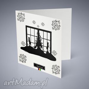 świąteczny prezent komplet świątecznych karteczek - 5 szt