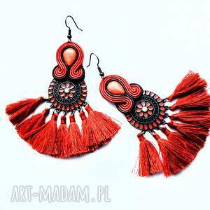 bajobongo tycjan - kolczyki sutaszowe