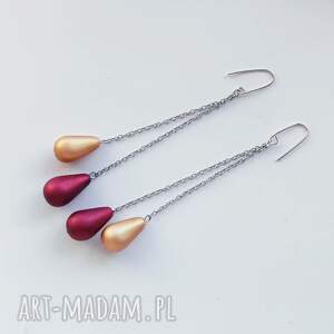 okrąg kolczyki, srebro, stal chirurgiczna, koraliki, prezenty