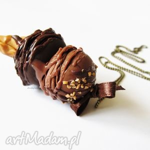 handmade naszyjniki naszyjnik dwa lody