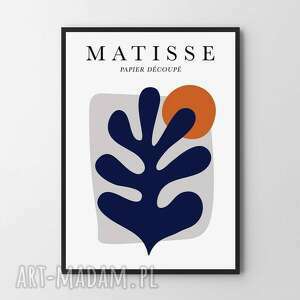 plakat obraz matisse navy blue 30x40 cm salonu salon mieszkanie