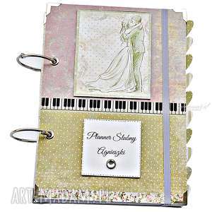 ręcznie wykonane scrapbooking albumy planer ślubny personalizowany