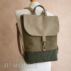 damski plecak canvas do pracy rower laptopa