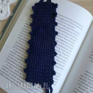Szydełkowa zakładka do książki handmade