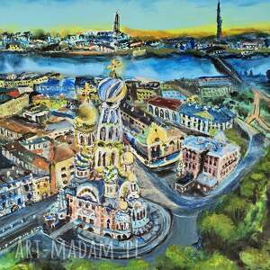 Obraz akrylowy Sankt Petersburg - Cerkiew na Krwi 50x60